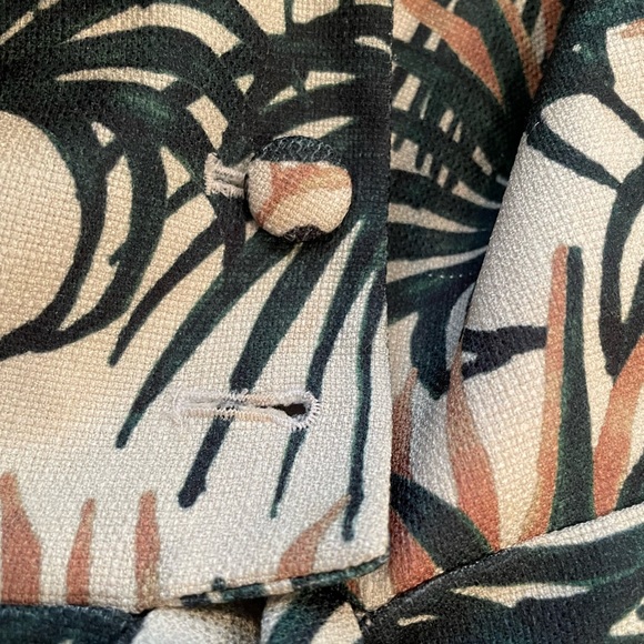 PatBO Palm print button up top - size small - Picture 5 of 5